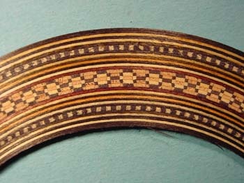 Classical rosette white/black/brown 2