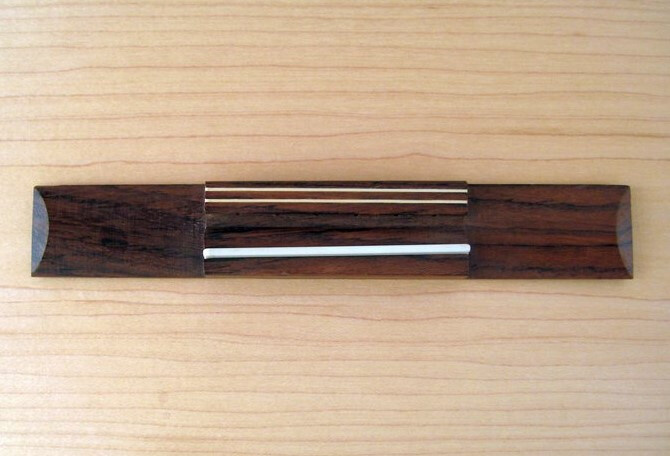 Classic guitar bridge rosewood