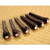 Brugpen hoorn met pearl dot set/6