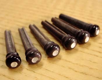 Brugpen hoorn met pearl dot set/6