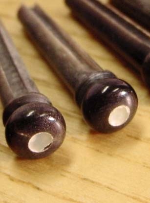 Brugpen hoorn met pearl dot set/6