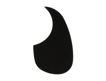 Acoustic pickguard black