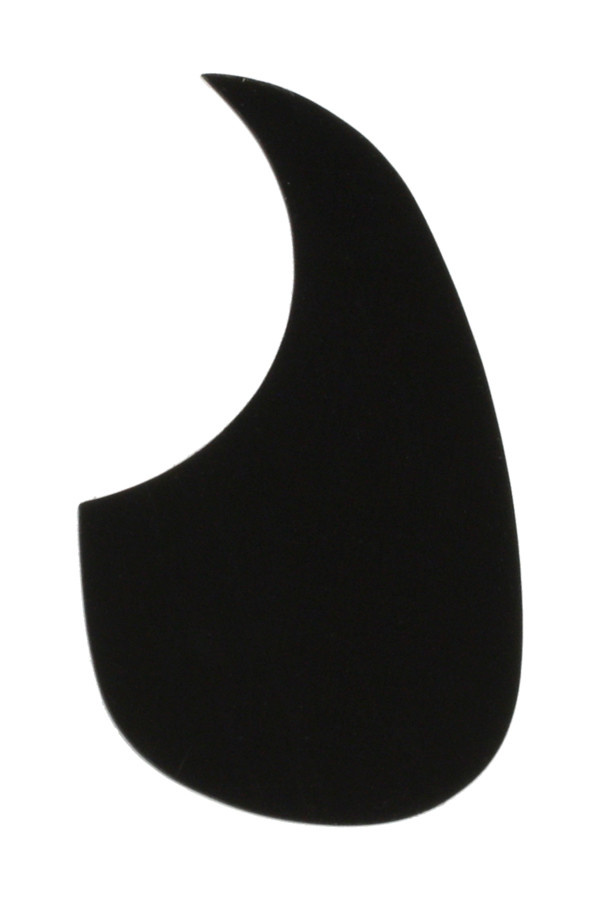 Acoustic pickguard black