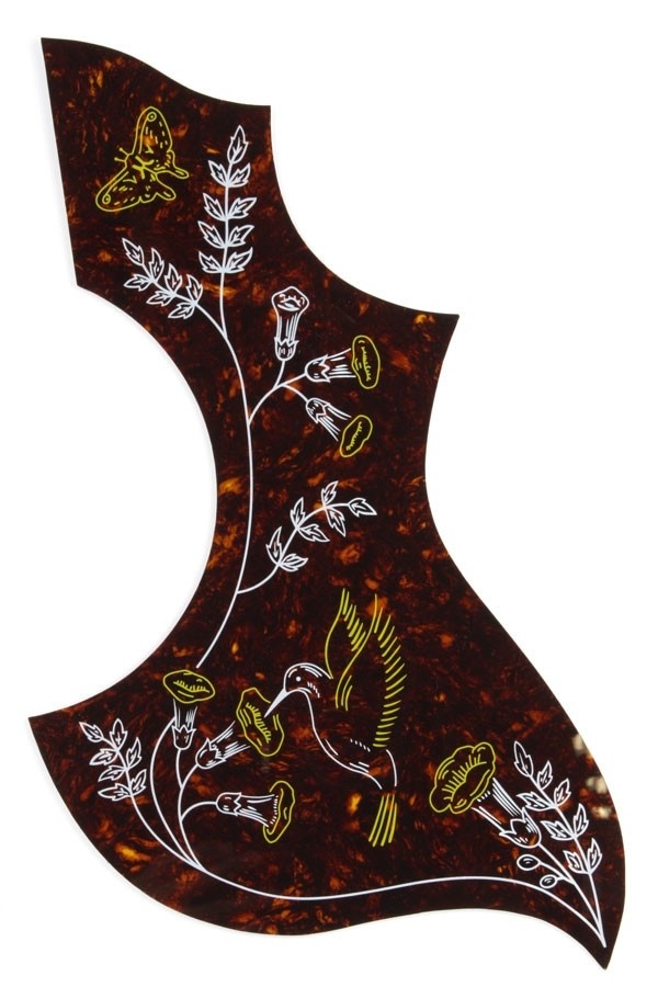Acoustic pickguard Hummingbird tortoise