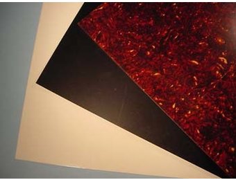 Acoustic pickguard blank 22x30cm black