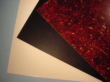 Acoustic pickguard blank 22x30cm black