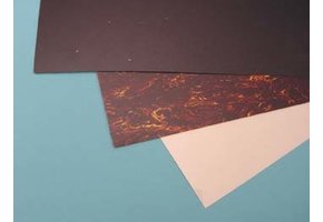 Acoustic pickguard material 20x20cm transparant