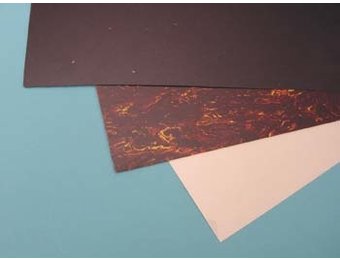 Acoustic pickguard material 20x20cm transparant
