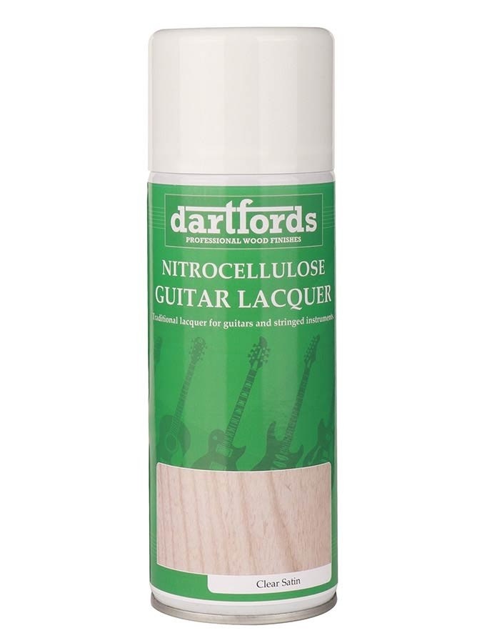Dartfords FS5001 nitrocellulose lacquer satin spraycan 400ml