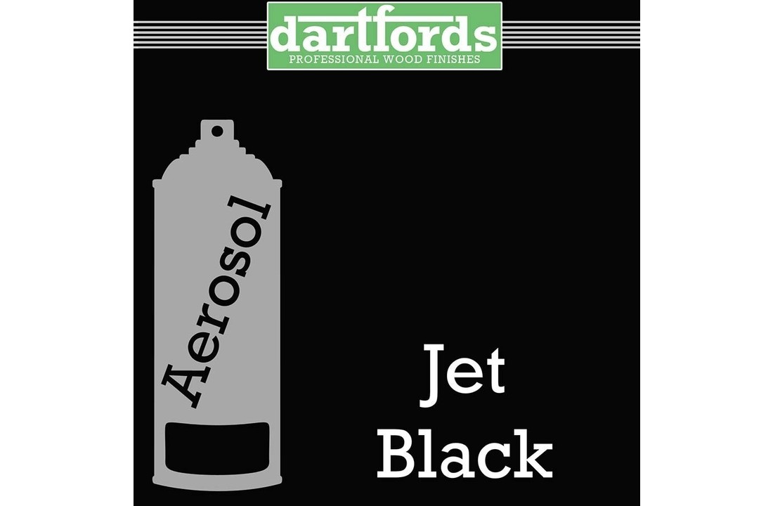 Dartfords cellulose kleurlak jet black - spuitbus 400ml