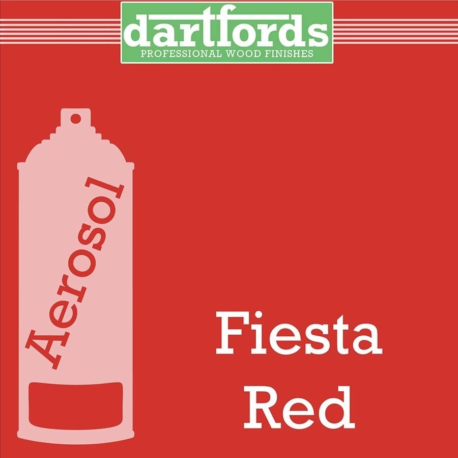 Dartfords cellulose kleurlak fiesta red - spuitbus 400ml