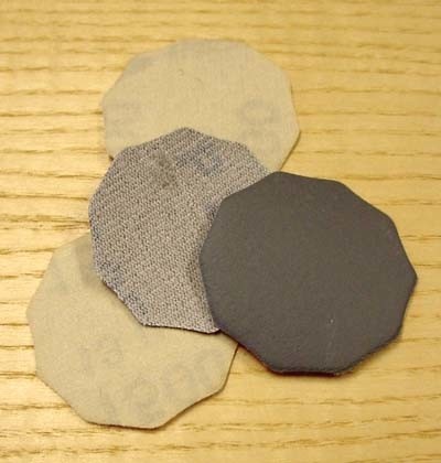 Velcro waterproof sanding paper 35mm 1500 grit