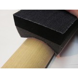 Schuurblok met klitteband 70x125mm