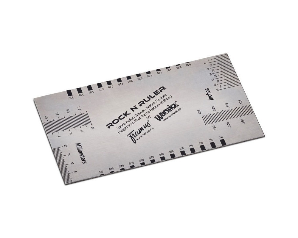Rock n Ruler String action gauge