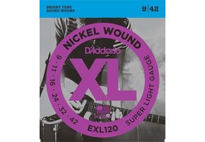D'addario EXL120 electric guitar strings super light 9-42