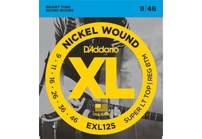 D'addario EXL125 electric guitar strings super light 9-46