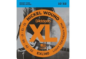D'addario EXL140 electric guitar strings light top/heavy bottom 10-52