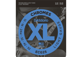 ECG25 D'Addario Flat Wound 012-052