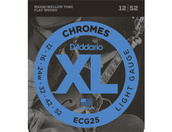 ECG25 D'Addario Flat Wound 012-052