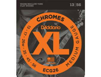 ECG26 D'Addario Flat Wound 013-056