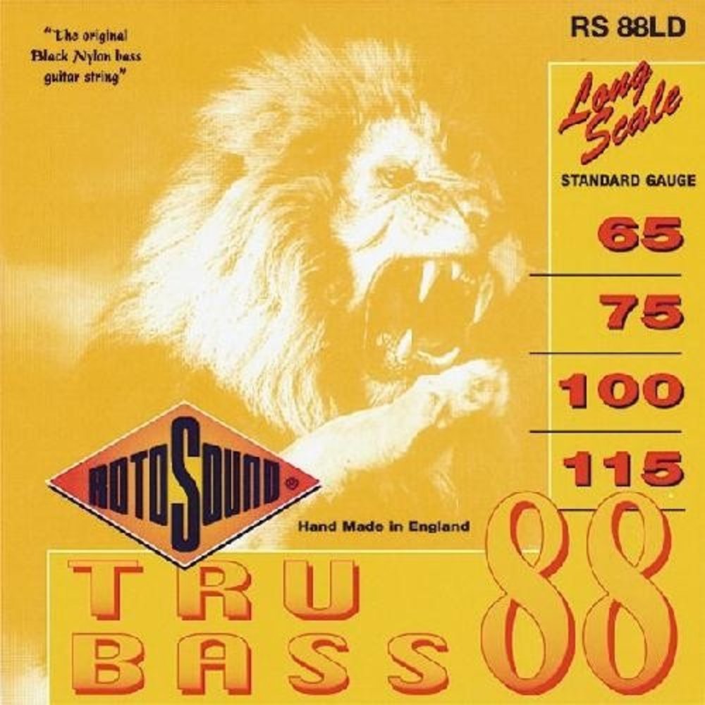 Rotosound rs88ld black nylon deals