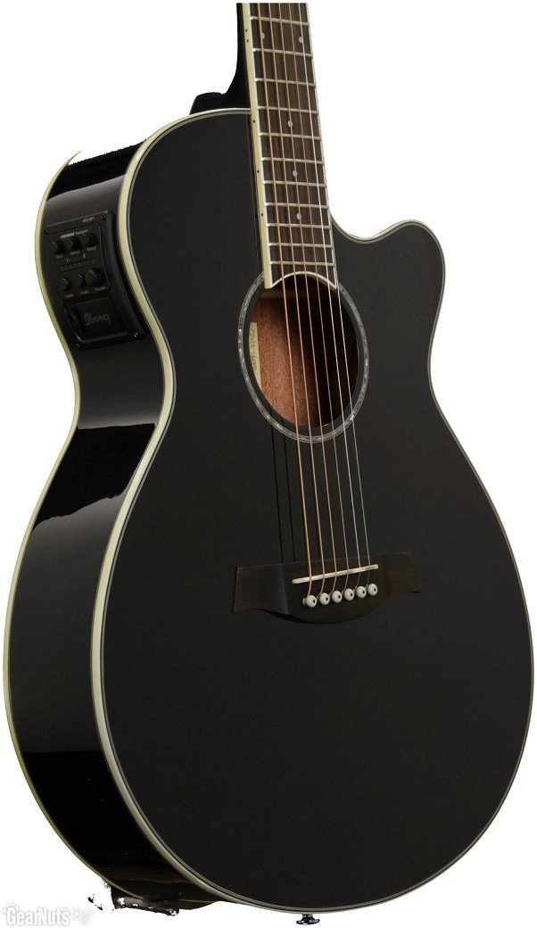 Bij naam map mild Ibanez AEG50IBK semi-akoestische steel string gitaar - Vox Humana