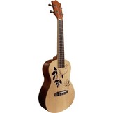 CLX Ukulele Concert Flower Pattern