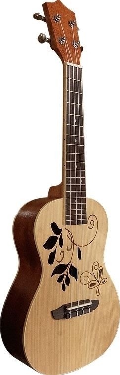 CLX Ukelele Concert Flower Pattern