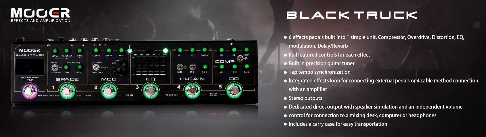 Mooer CPT2 Black Truck Pedal