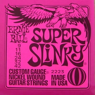 Ernie Ball 2223 Super Slinky Snaren 9-42