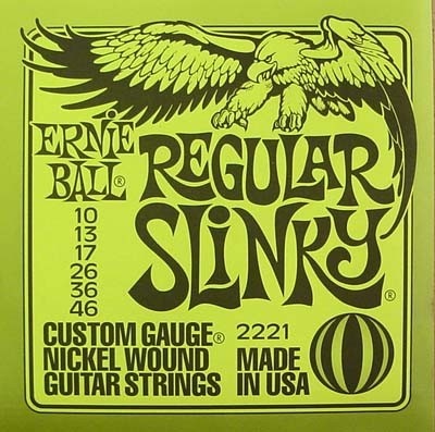 Ernie Ball 2221 Regular Slinky Strings 10-46