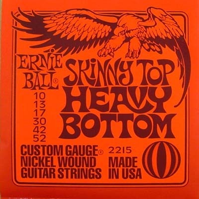 Ernie Ball 2215 Skinny top Heavy Bottom Snaren 10-52