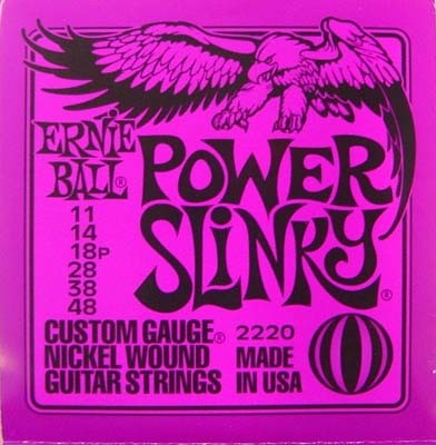 Ernie Ball 2220 Power Slinky Guitar Strings 11-48