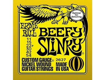 Ernie Ball 2627 Beefy Slinky Guitar Strings 11 54 Vox Humana Guitars
