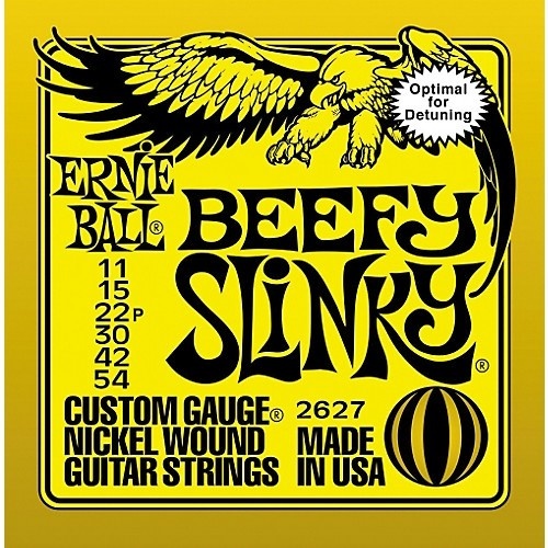 Ernie Ball 2627 Beefy Slinky Guitar Strings 11-54