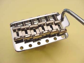 Gotoh Stratocaster tremolo bridge chrome left handed