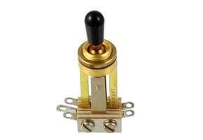 Les Paul Long toggle switch Switchcraft USA gold