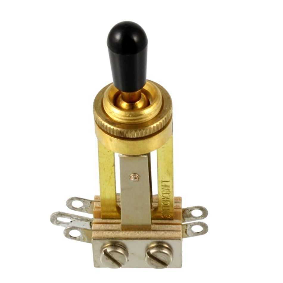 Les Paul Long toggle switch Switchcraft USA gold