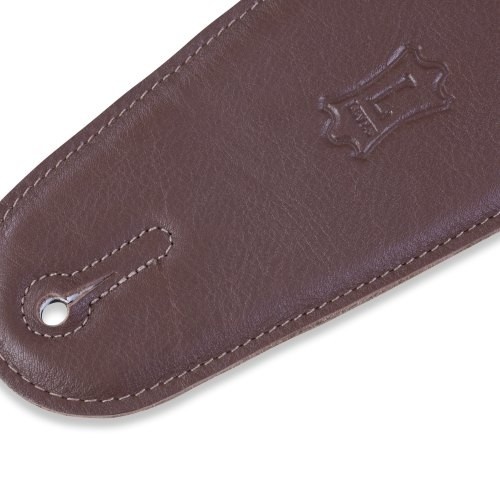 Levy's M4GF-BRN Extra Wide Bass Guitar Strap Brown leather basgitaar band -  Vox Humana
