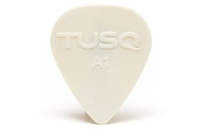 TUSQ A1 0.68mm Pick - White 6 Pack