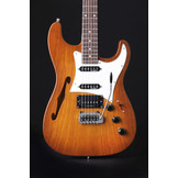Vox Humana ST-HSS-Thinline Custom Guitar Amberburst