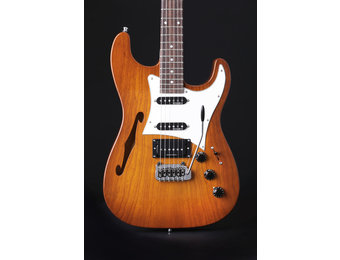 Vox Humana ST-HSS-Thinline Custom Guitar Amberburst