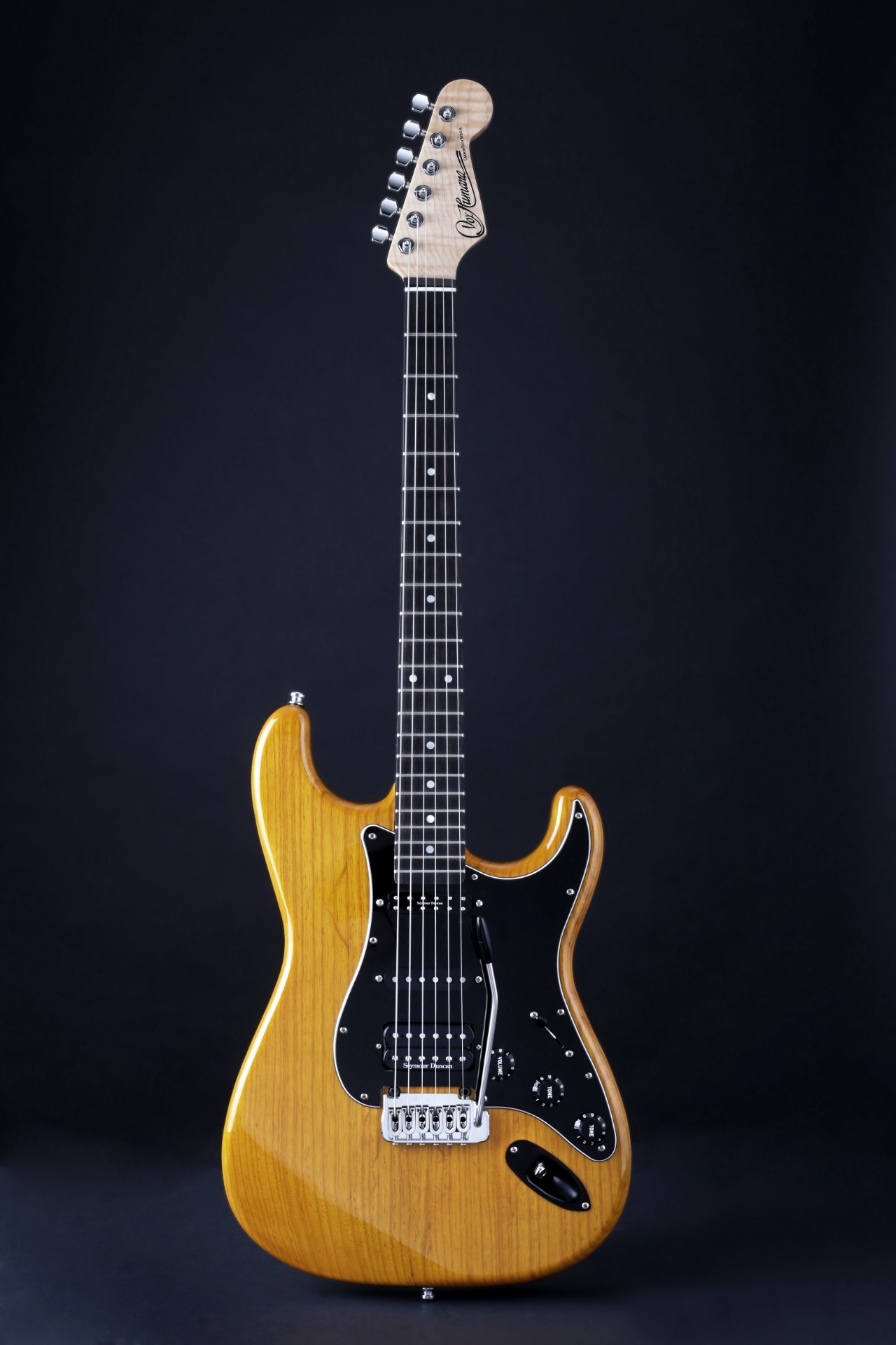 Vox Humana ST-HSH Model Amberburst with Ebony Fingerboard (2013)