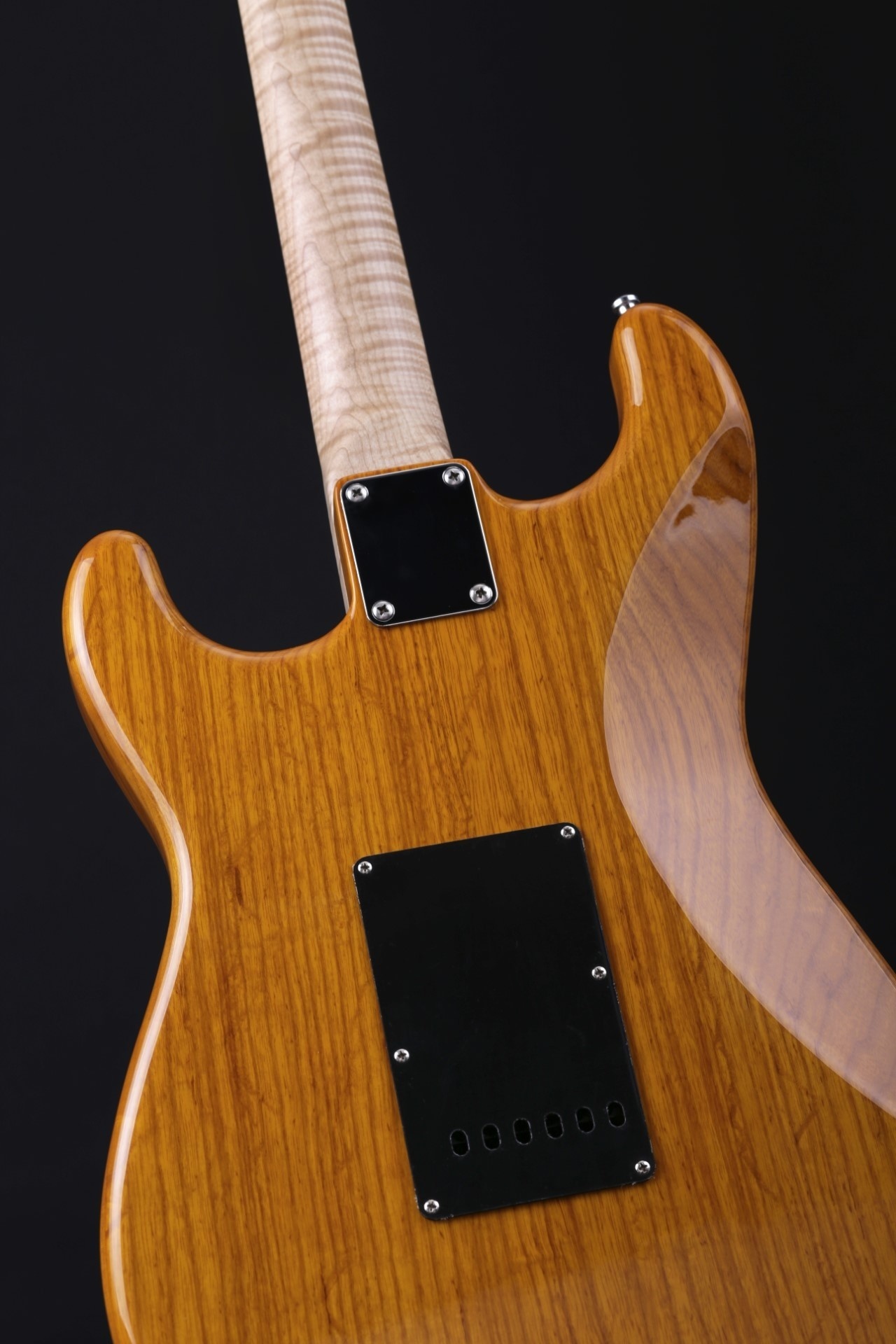 Vox Humana ST-HSH Model Amberburst with Ebony Fingerboard (2013)