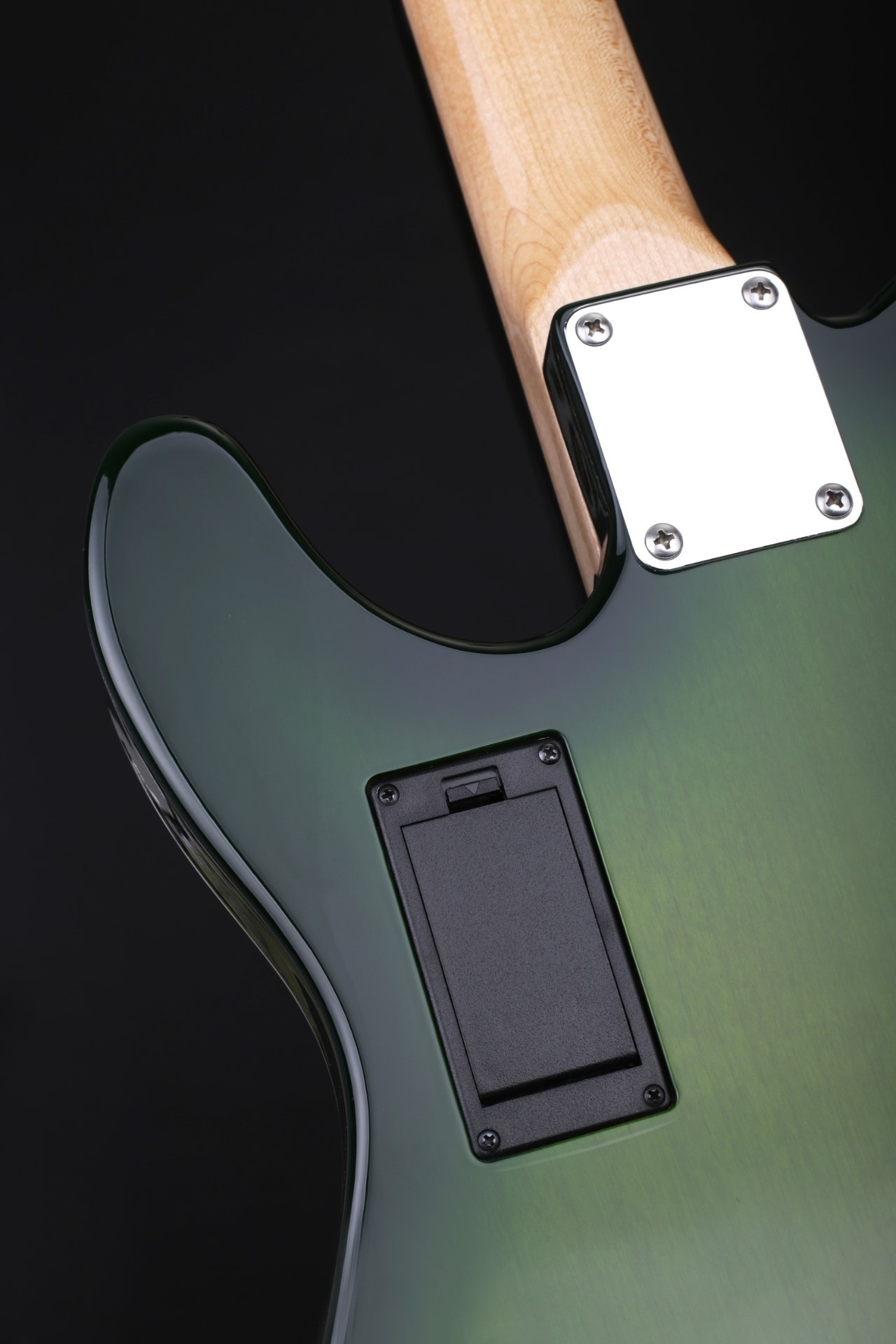 Vox Humana Thinline Tele Greenburst with LR Baggs Piezo Bridge (2014)