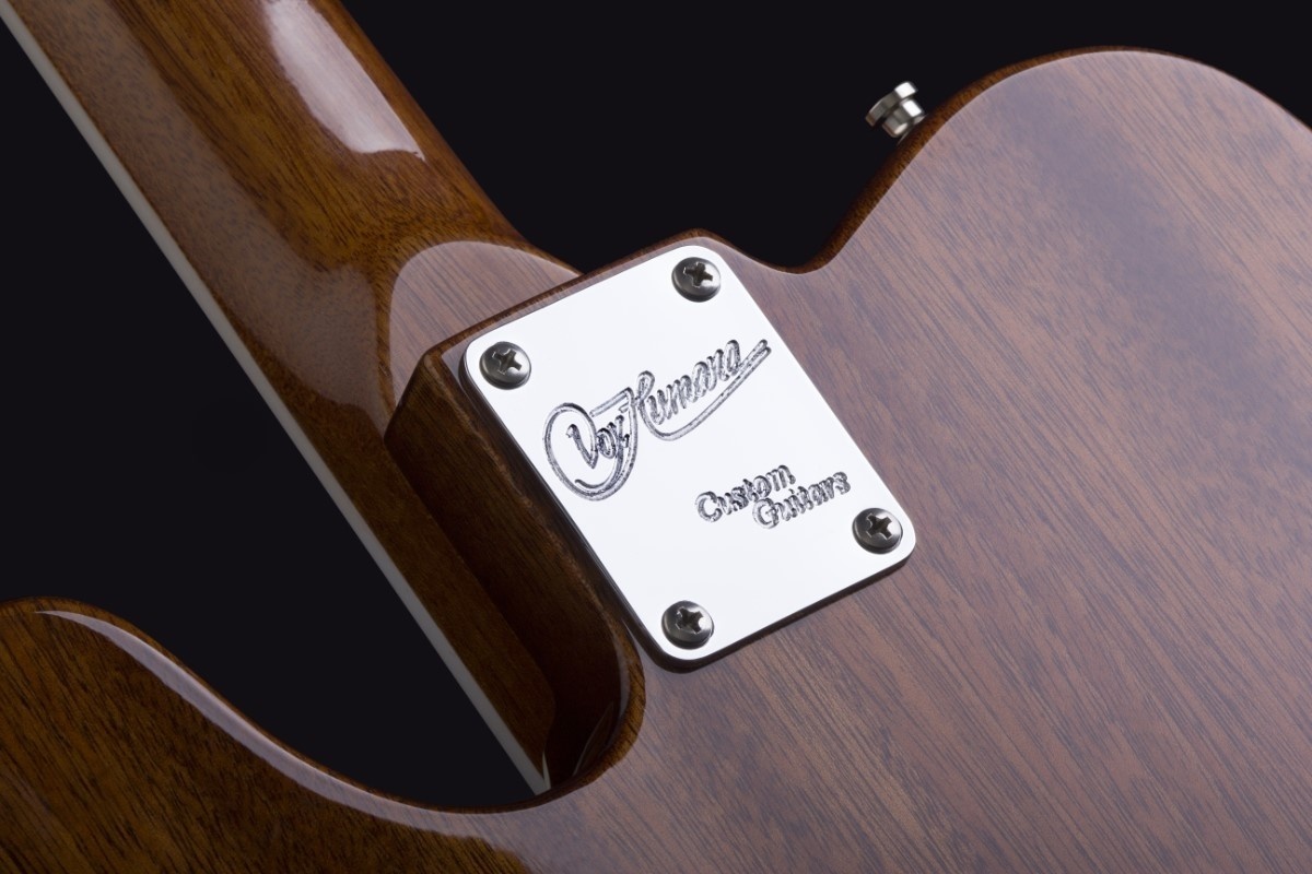 Vox Humana Mahogany Thinline Tele with Bound Neck and Bigsby (2013)