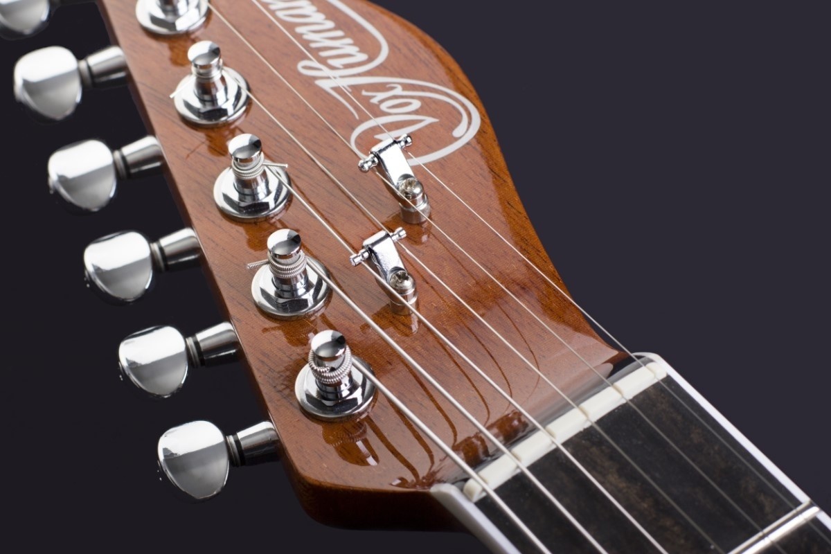 Vox Humana Mahogany Thinline Tele with Bound Neck and Bigsby (2013)