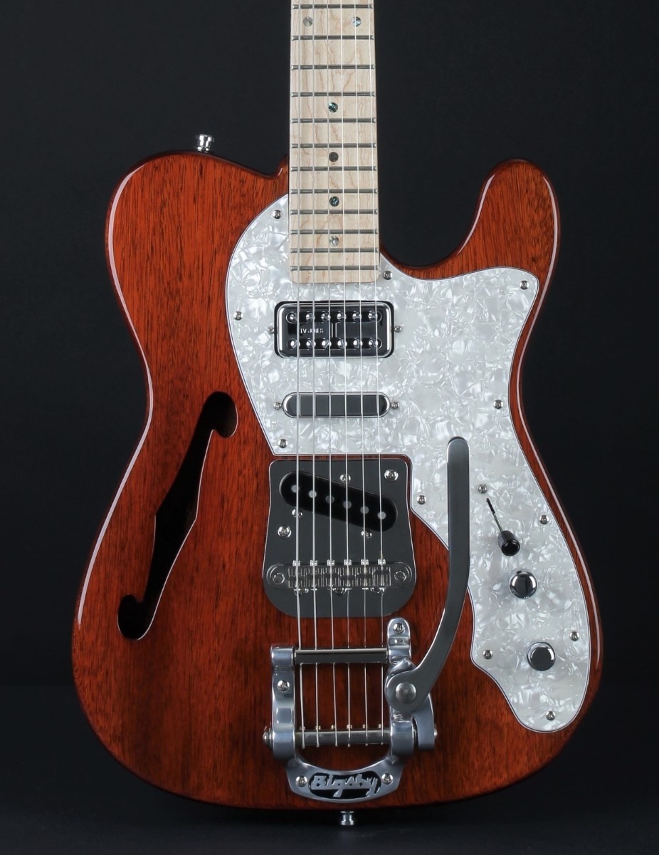 Vox Humana Mahogany Thinline 3-Pickup Tele (2012)