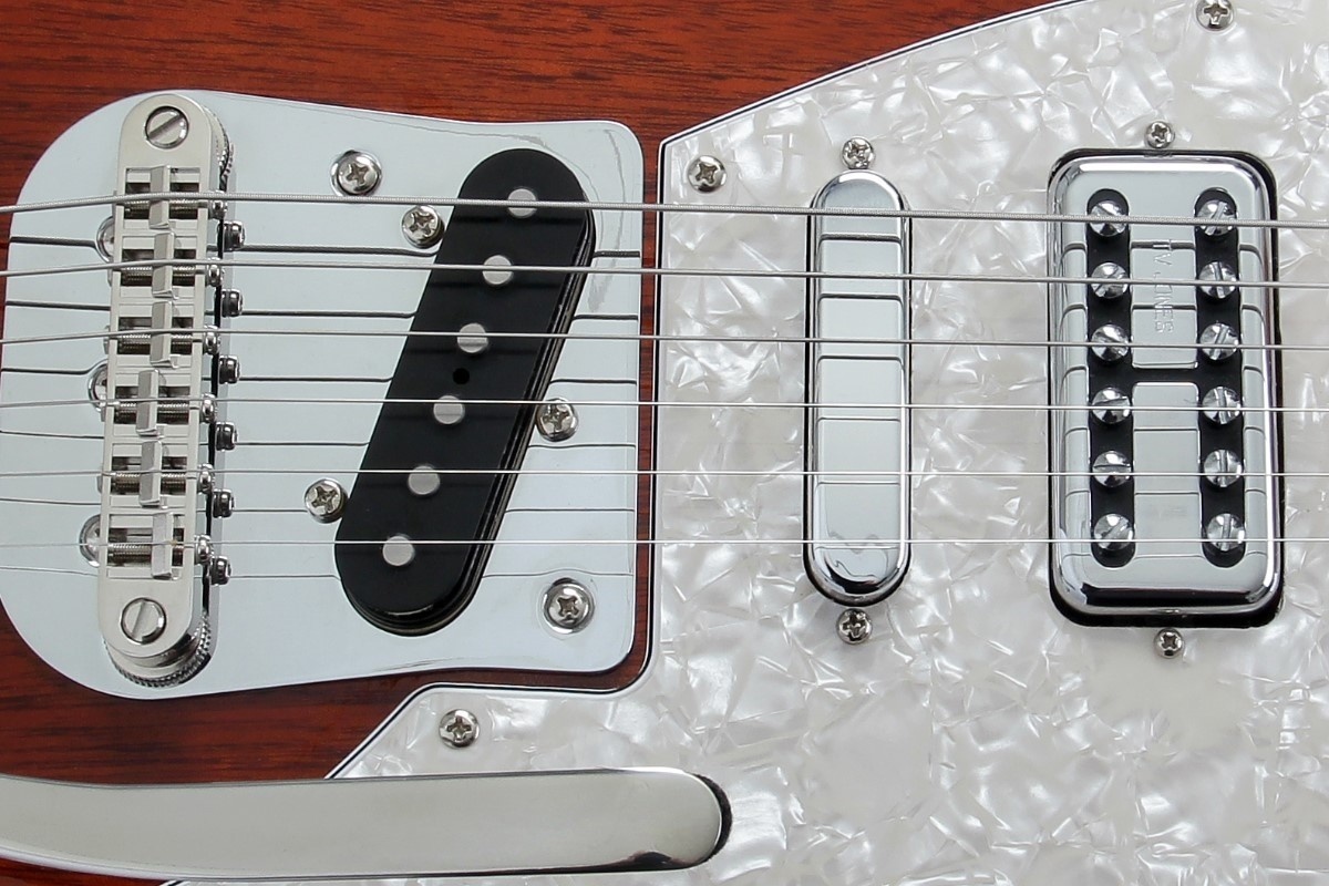 Vox Humana Mahogany Thinline 3-Pickup Tele (2012)