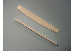 Acoustic steel string guitar bridge saddle plastic